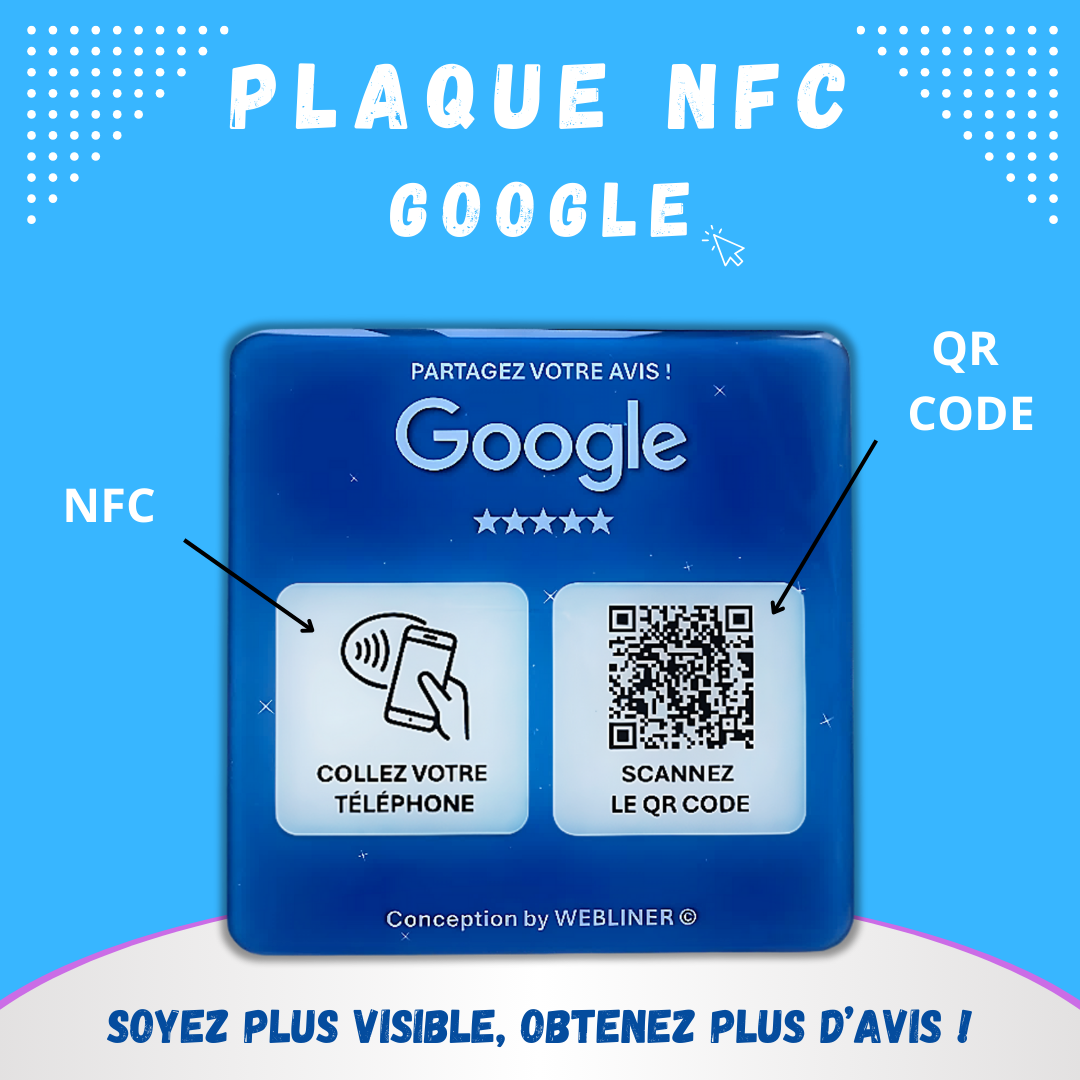 Plaque NFC GOOGLE